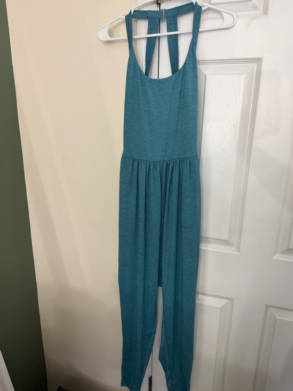 HALARA Teal Harem Jumpsuit